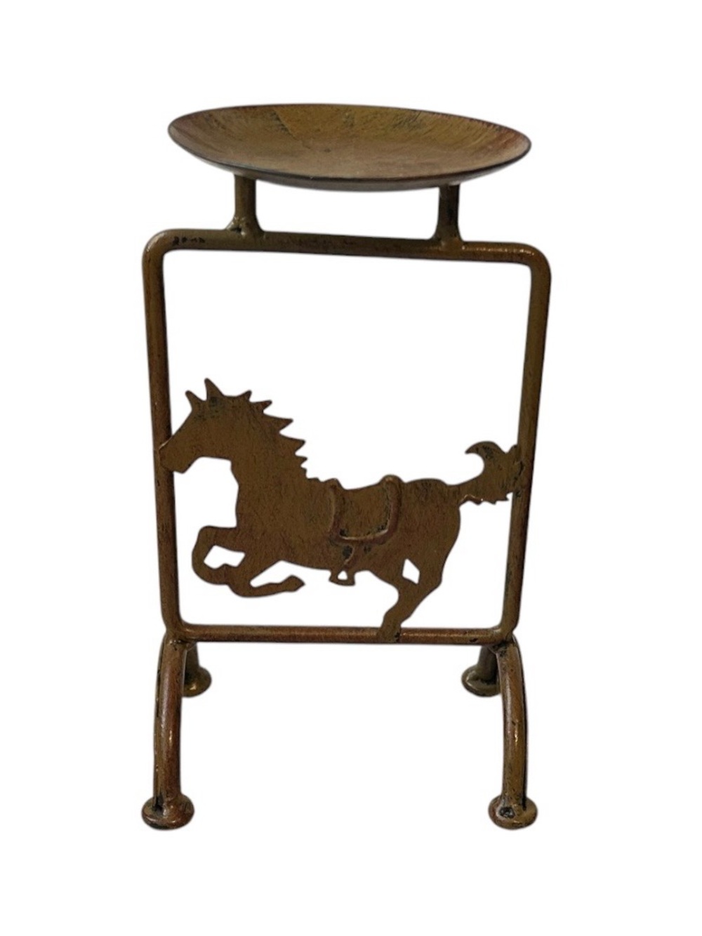 Rustic Horse Candle Holder